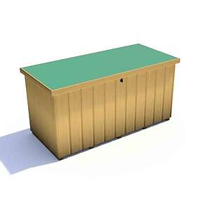 Shire Garden Storage Box, Brown