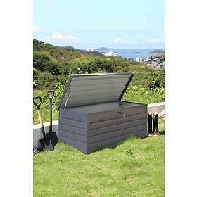 Living And Home 600L Metal Outdoor Garden Storage Box Lockable