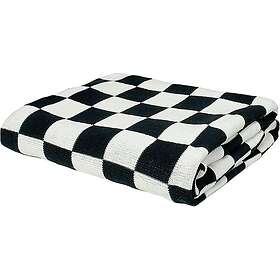 Ceannis Knitted Check Throw 130x160 cm