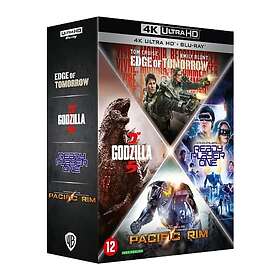 edge of tomorrow + ready player one +pacific rim + godzilla (4K Ultra HD)