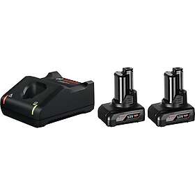 Bosch 2xGBA 12V 6.0Ah + GAL 12V-40