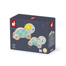 Janod Set of 2 Pure Pushing Turtles
