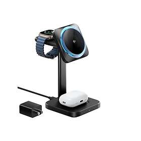 ESR Qi2 3-in-1 Wireless Charging Station (HaloLock) with CryoBoost