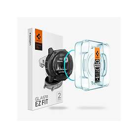Spigen Glass tR EZ Fit for Garmin Instinct 2X Solar 2-Pack