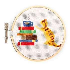 Kikkerland Cat Mini Cross Stitch Embroidery (GG269)