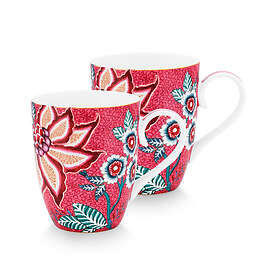 Pip Studio Flower Festival Mugg 35cl 2-pack
