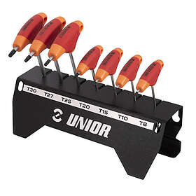 Unior 193tx-us.1 629821 Torx T-handle Wrench Set 7 Pieces