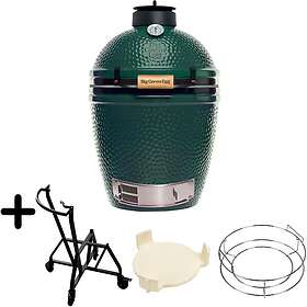 Big Green Egg Grill with convEGGtor M