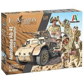 Italeri 1:35 AB 41 with Bersaglieri Italian Infantry