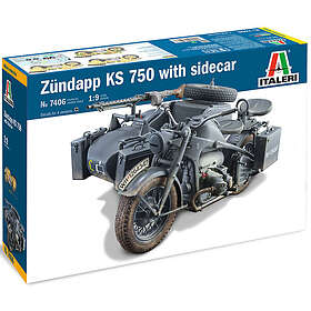 Italeri 1:9 Zundapp KS750 With sidecar