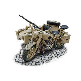Italeri 1:9 BMW R75 German Milit. Motor. w/Sidecar