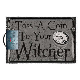 Witcher: Toss a Coin Door Mat