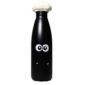Aardman: Water Bottle Metal (500ml) 3d Lid Wallace & Gromit (Shaun)