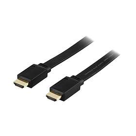 Deltaco HDMI-1010F HDMI with Ethernet 1m
