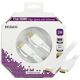 Deltaco HDMI-1020H-K HDMI with Ethernet 2m