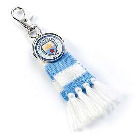 Manchester City: Football Club Blue Scarf and Logo Charm Backpack Hanger