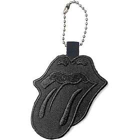 The Rolling Stones: Patch Keychain/Classic Tongue Black (Black) (Double Sided)
