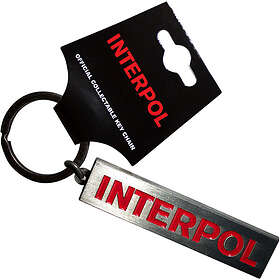 Interpol: Keychain/Text Logo