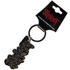 Slipknot: Keychain/Black Logo Black Border