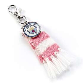 Manchester City: Football Club Pink Scarf and Logo Charm Backpack Hanger