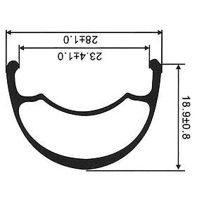 GTR Sl23 27,5´´ Disc Mtb Front Wheel SL23