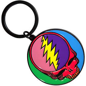 Grateful Dead: Keychain/Multicoloured Steal Your Face
