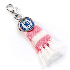 Chelsea: Football Club Pink Stripe Scarf and Logo Backpack Hanger