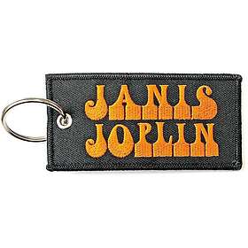 Janis Joplin: Patch Keychain/Logo (Double Sided)