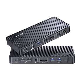 AV Access 1 to 12 USB-C Docking station with tripple monitor