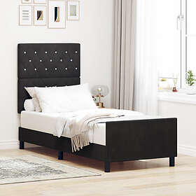 vidaXL Bed Frame Black 80x200 cm Velvet