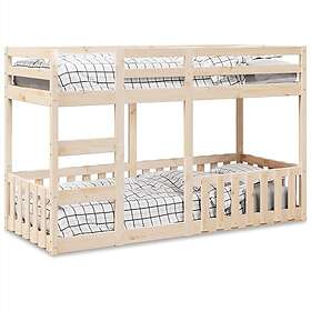 vidaXL Bunk Bed 75x190 cm Solid Wood Pine