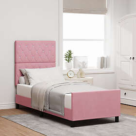 vidaXL Bed Frame Pink 80x200 cm Velvet