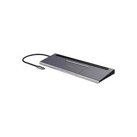 Deltaco USBC-DOCK2 USB-C 85W PD LAN (RJ-45) VGA / HDMI/ DP