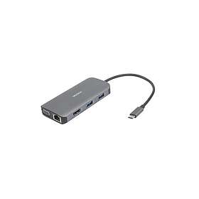 Deltaco USBC-HDMI25 9-in-1 USB-C