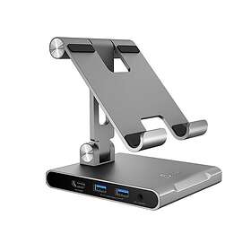 J5Create JTS224-N Multi-Angle Stand with Docking Station for iPad Pro