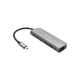 Sandberg 136-65 USB-C Dock HDMI 2xUSB-A 2xUSB-C PD100W