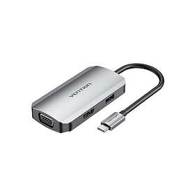 Vention TOAHB USB-C Docking Station to HDMI VGA USB 3,0 PD 0,15m