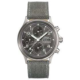 Sinn 358,065 358 Sa Pilot DS Grey Canvas Strap Watch