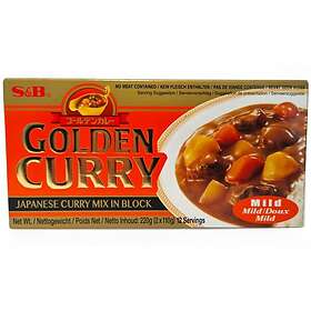 S&B Golden Curry Mix Tärning Mild Japansk 220g