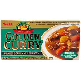 S&B Golden Curry Mix Tärning Medium Japansk 220g