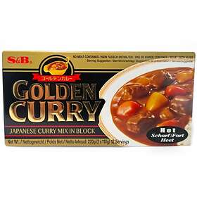S&B Golden Curry Mix Tärning Stark Japansk 220g