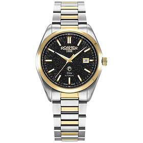 Roamer 970983 47 85 20 Elite Automatic (42mm) Black Dial Watch