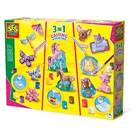 SES Creative Plaster Casting and Painting 3in1