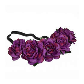 Purple Hairband Hårband Blossom Big