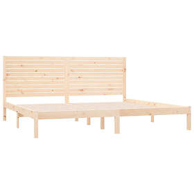 vidaXL Bed Frame without Mattress 180x200 cm Super King Solid Wood
