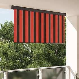 vidaXL Outdoor Roller Blind Orange and brown 220 x 250 cm Fabric 362098