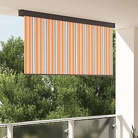 vidaXL Outdoor Roller Blind Yellow and blue 200 x 250 cm Fabric