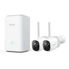 Reolink Home Hub + 2x Altas 2k 4mp Battery Wifi 6