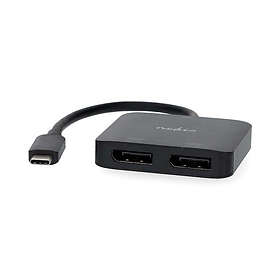 Nedis CCGB64375BK02 USB 3.2 Gen 1 USB-C Male 2x Displayport Female