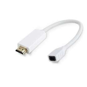 MicroConnect Hdmi Typ A (standard) - Mini Displayport 0,1m